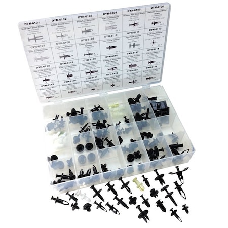 Atd Tools ATD 120-Piece Master Push-Pin Retainer Assortment 39358